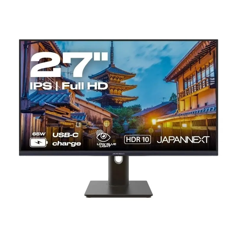 JAPANNEXT JN-IPS27FHDR-C65W-HSP 27" LED IPS FullHD 100Hz FreeSync USB-C JN-IPS27FHDR-C65W-HSP