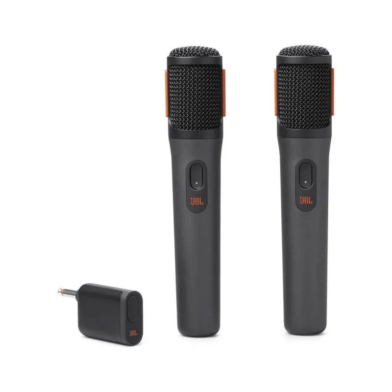 JBL Partybox Pack 2 Micrófonos Inalámbricos Negros JBLPBWIRELESSMIC