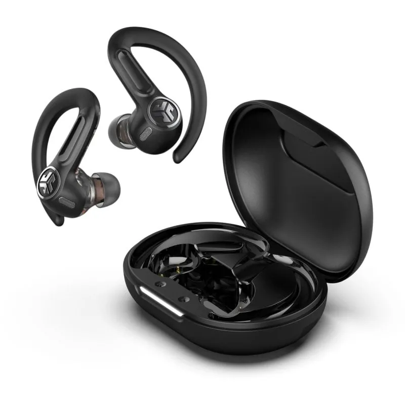 JLab Epic Sport ANC 3 Auriculares Deportivos Bluetooth con Cancelación Activa de Ruido Híbrida Negro IEUEBEPICSPT3RBLK82