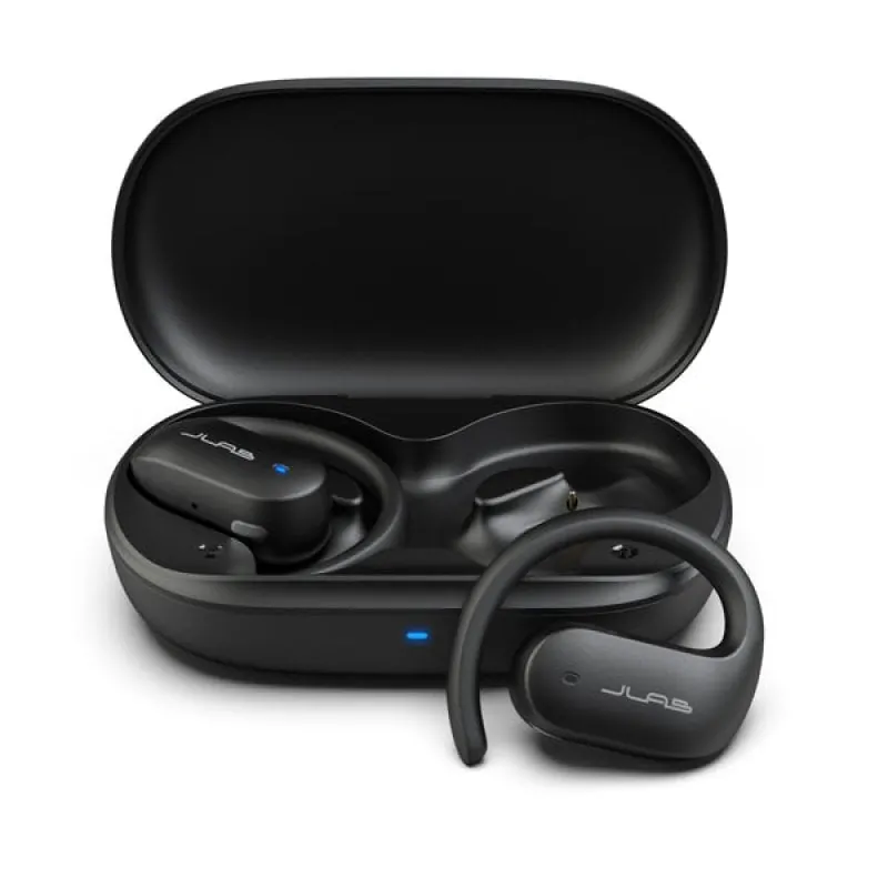 JLab Jbuds Open Sport Auriculares Inalámbricos Deportivos de Conducción Aérea Negros IEUEBJBOPSPRTRBLK82
