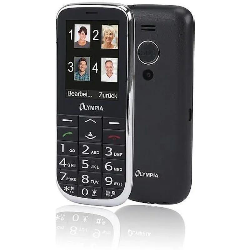 Joy II, Bar, Dual SIM, 6,1 cm (2.4), Bluetooth, 600 mAh, Negro pulgadas