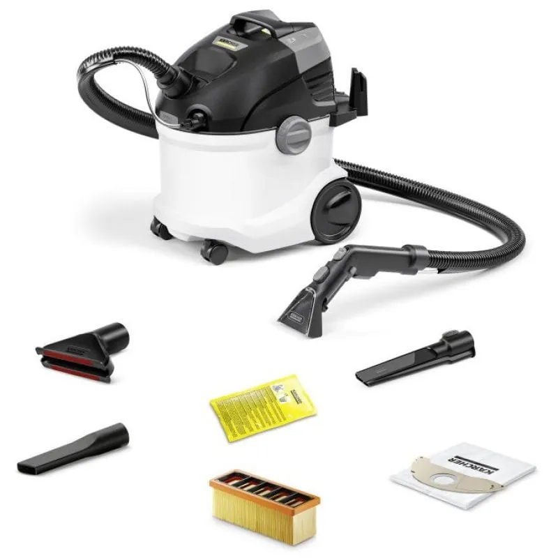 Karcher SE 5 Car Lava-aspiradora 1000W 4L Blanco 1.081-231.0