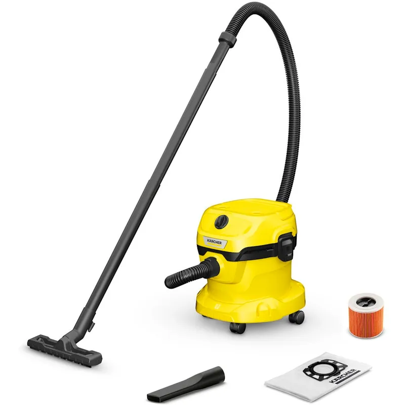 Karcher WD 2 Plus Aspiradora Sólidos/Líquidos 1000W 1.628-009.0