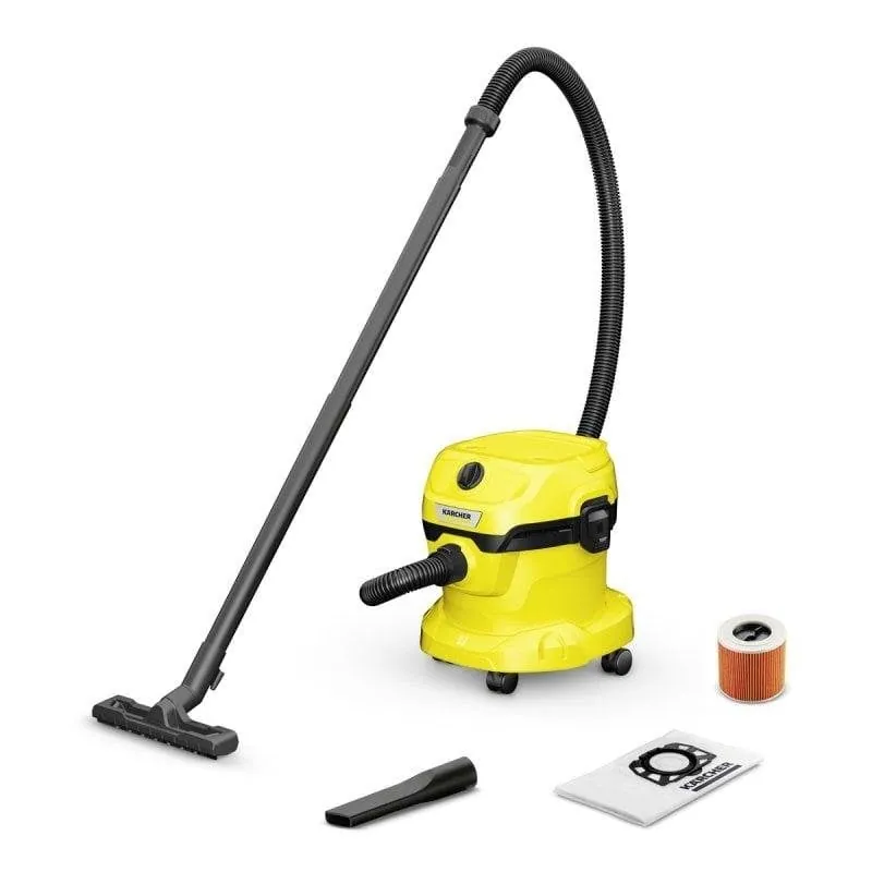Karcher Wd 2 Plus V-12/6/18/c Aspiradora Sólidos/Líquidos 1000W Amarillo 1.628-015.0