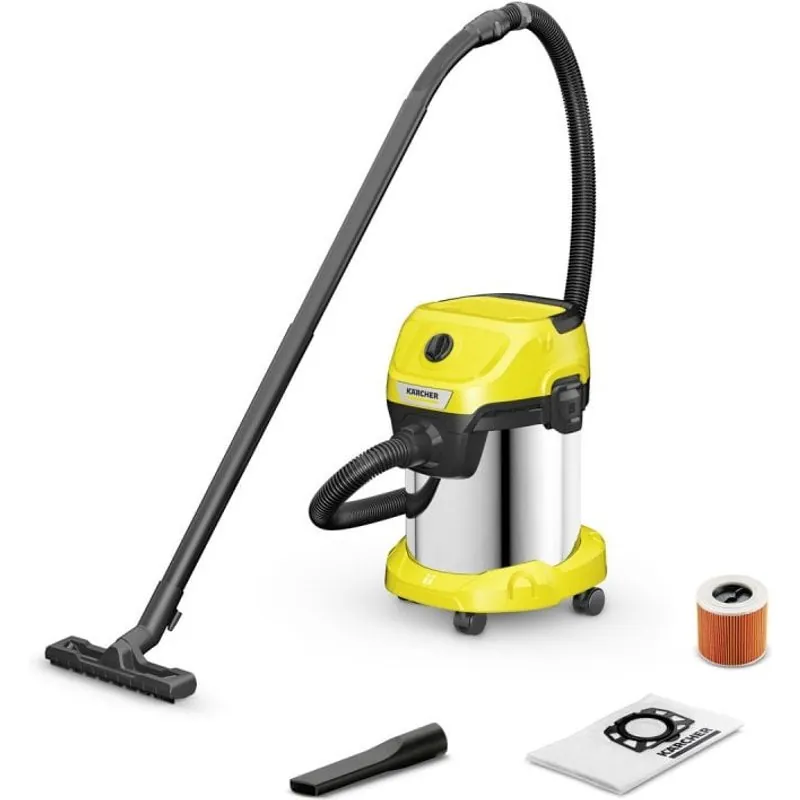 Karcher WD 3 S Aspiradora Sólidos/Líquidos 1000W 1.628-135.0