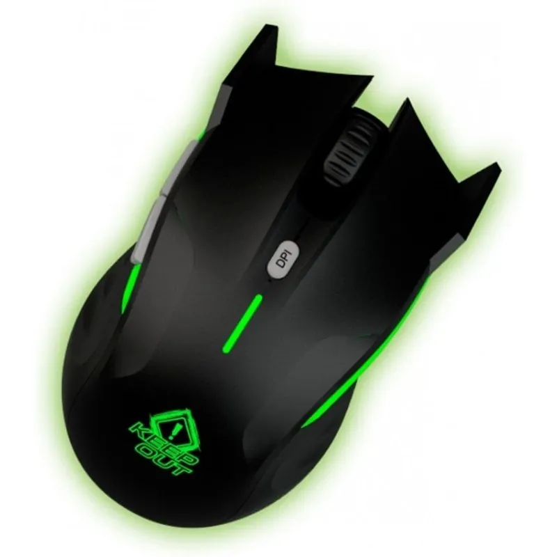 Keep Out Poseidon Ratón Gaming 4000 DPI Negro XPOSEIDONB