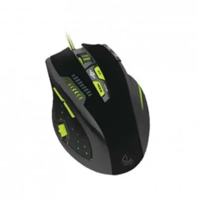 Keep Out X9PRO Ratón Gaming 8200 DPI Negro/Verde KEP-X9PR0