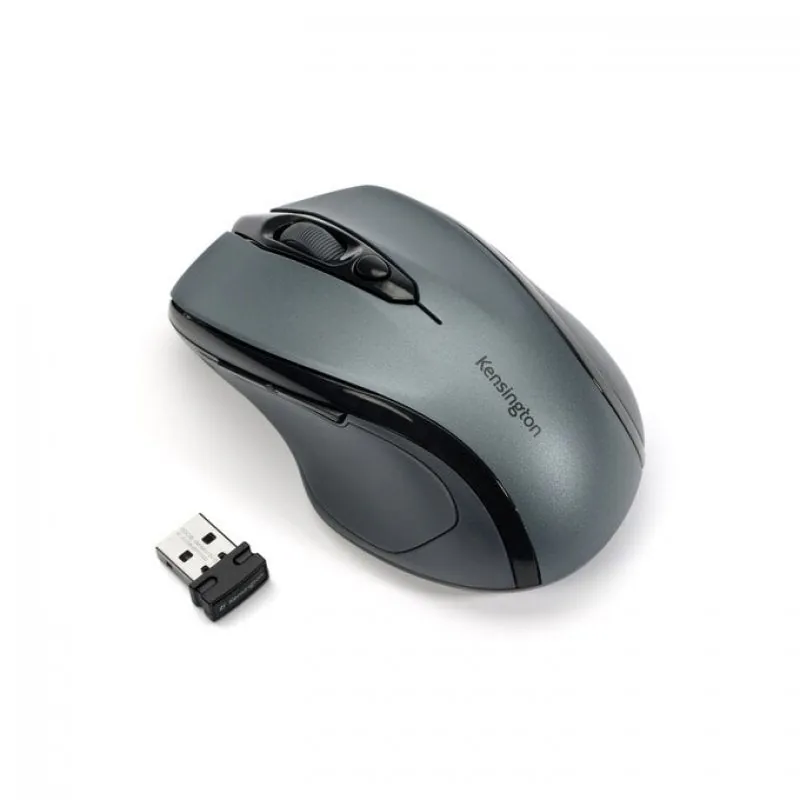 Kensington Pro Fit Ratón Óptico Inalámbrico Mediano 1600 DPI Gris K72423WW