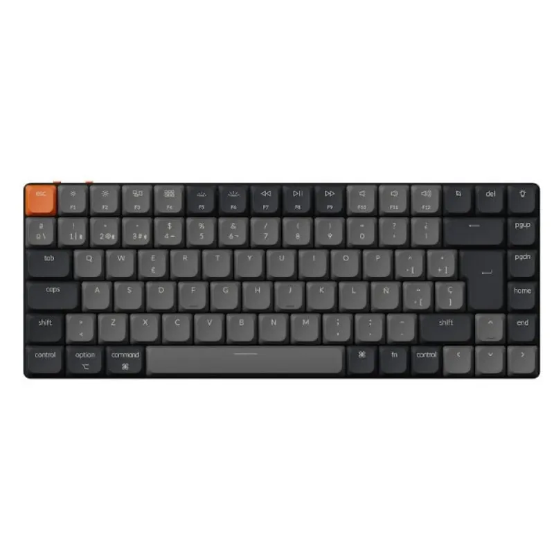 Keychron K3 QMK V3 Teclado Mecánico Inalámbrico Bluetooth Multidispositivo Switch Red Gris K3X-H1-ES