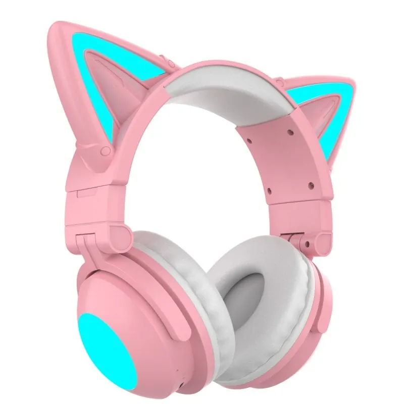 Kinsi 2S Auriculares Gaming RGB Cat Ear Rosas 06-65027914-01