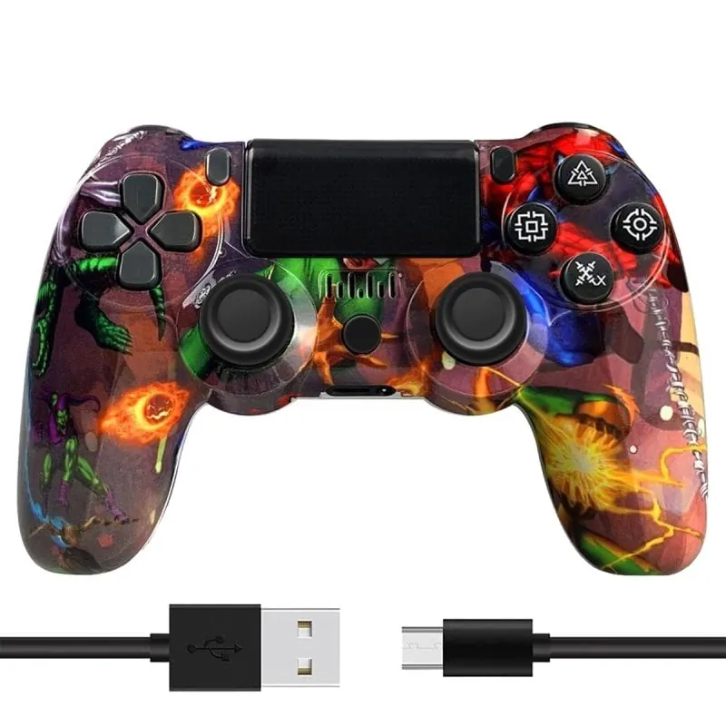 Kinsi P4YXSB Gamepad Compatible con PS4 Hulk 01-P4YXSB02A