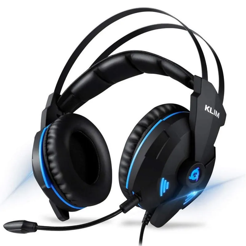 Klim Impact V2 Auriculares Gaming Negro/Azul K189884