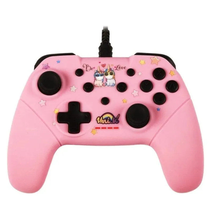 Konix Unik Be Love Gamepad para Nintendo Switch/PC Rosa KX-UNIK-SW-PAD-LOVE