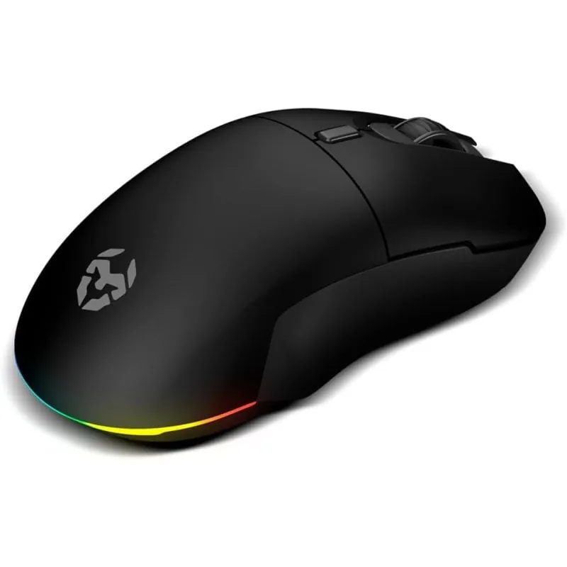 Krom Komet Ratón Gaming Inalámbrico RGB Negro 2400 DPI NXKROMKOMET