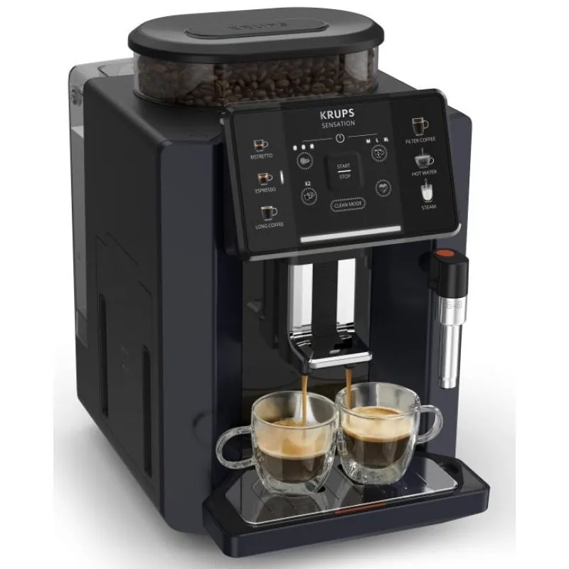 Krups Sensation C50 Cafetera Automática 15 Bares Negra EA910B10