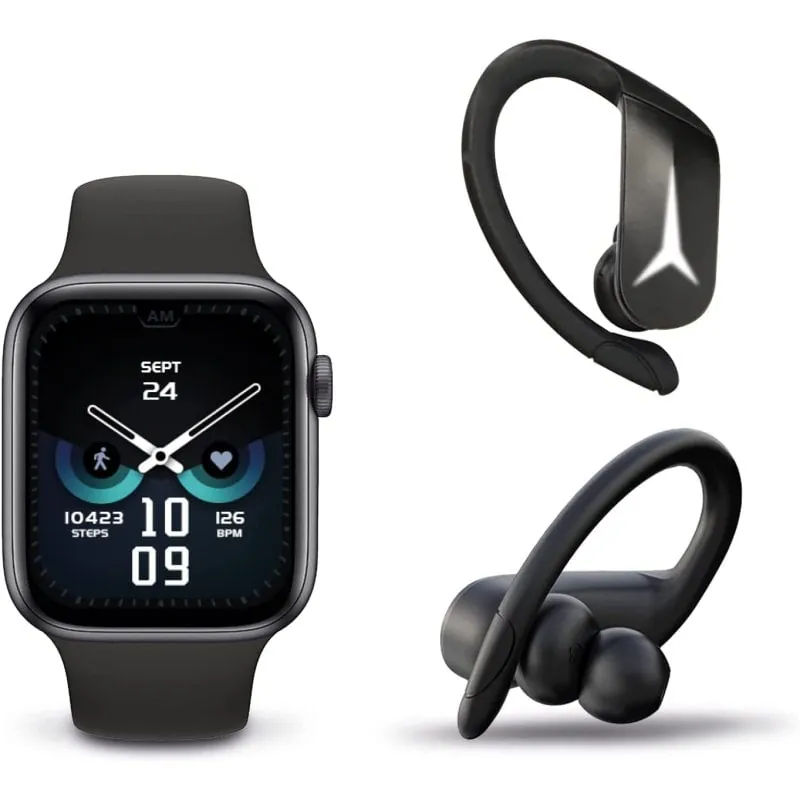Ksix Active Pack Auriculares Inalámbricos Sportbuds 2 + Smartwatch Urban 3 BXPACKA