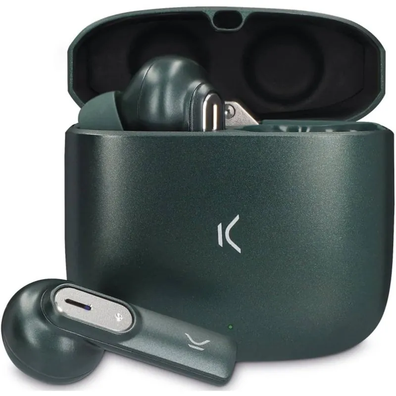 Ksix Spark Auriculares Inalámbricos Verde Militar BXTW04VM