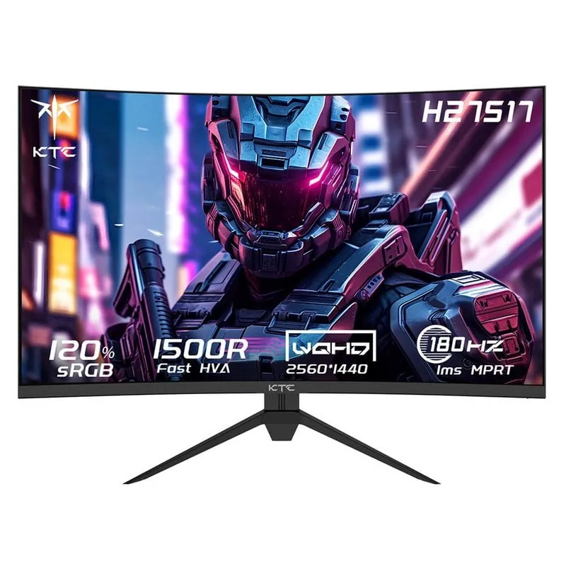 KTC H27S17 27" LED QHD 170Hz FreeSync Premium Curvo KTC-H27S17