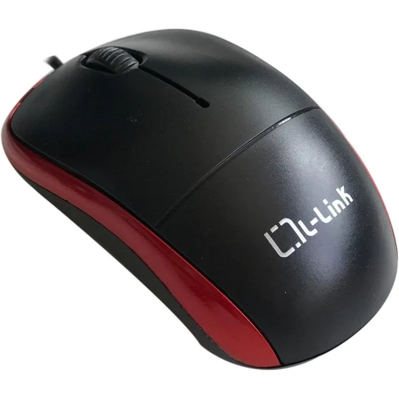 L-link Ll-2080-r Ratón USB Negro/Rojo A0053802