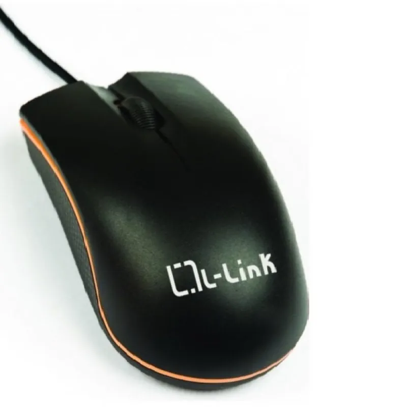 L-Link LL-2081 Ratón Óptico Negro LL-2081