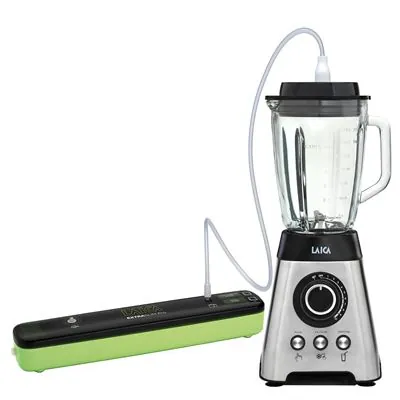 Laica Pack de Batidora de Vaso VB3300 + Máquina de Vacío VT3104 LA116