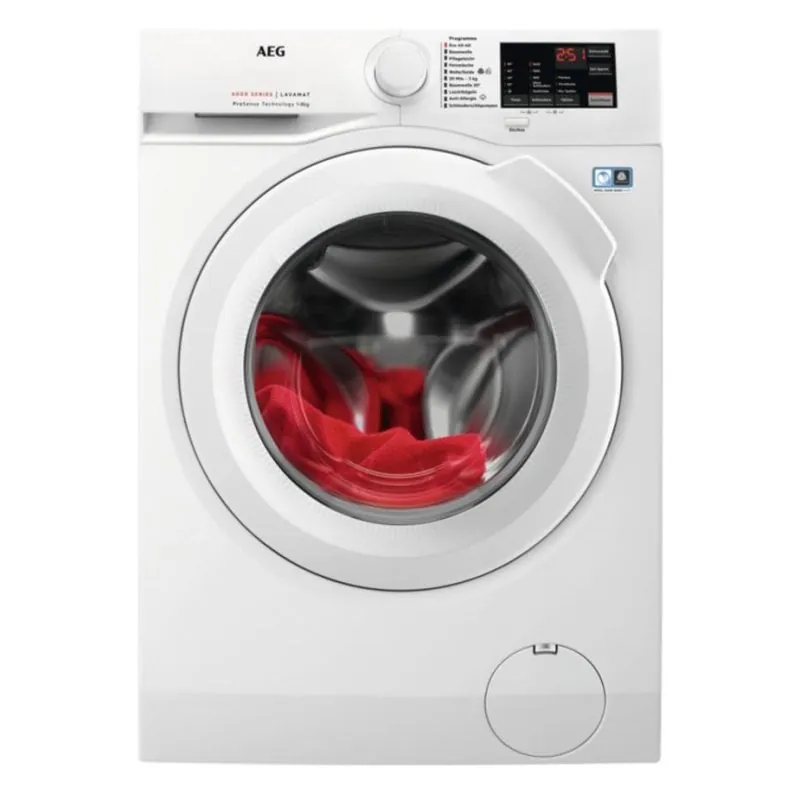Lavadora AEG Series 6000 L6FBF51488 Carga Frontal 8 kg 1351 rpm A Blanca ProSenseg 914913589