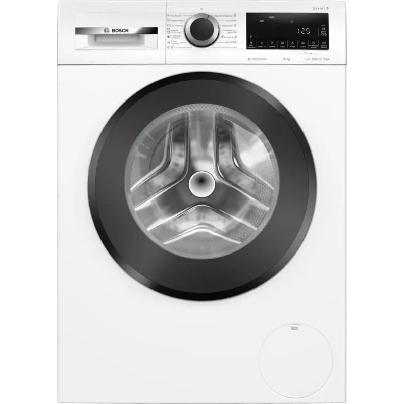 Lavadora Bosch Serie 6 WGG254Z5ES 10 kg Carga Frontal 1400 rpm A Blanca Motor EcoSilence Pausa+Carga Higiene Plus WGG254Z5ES