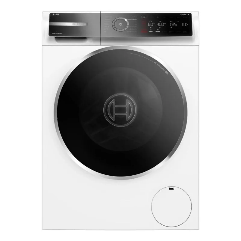 Lavadora Bosch Serie 8 WGB254A1ES 10 kg Carga Frontal 1400 rpm Clase A Blanca i-DOS Home Connect WGB254A1ES