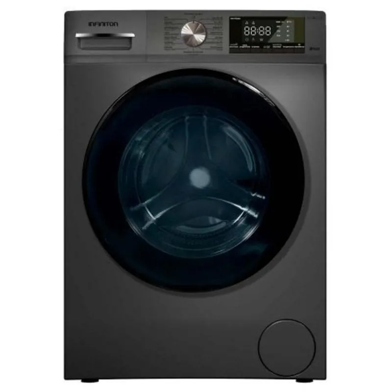 Lavadora Infiniton WM-S72ADX Carga Frontal 7Kg 1200rpm A Inox Oscuro Motor Inverter Display LED WM-S72ADX