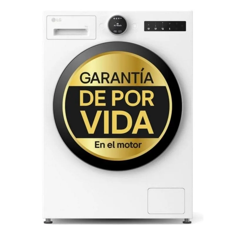 Lavadora LG F4X7009TWS 9 kg Carga Frontal 1400 rpm A Blanca Wi-Fi Steam TurboWash AI DD F4X7009TWS