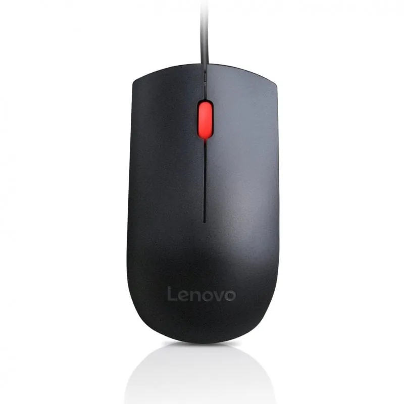Lenovo Essential Ratón Óptico 1600 DPI Negro 4Y50R20863
