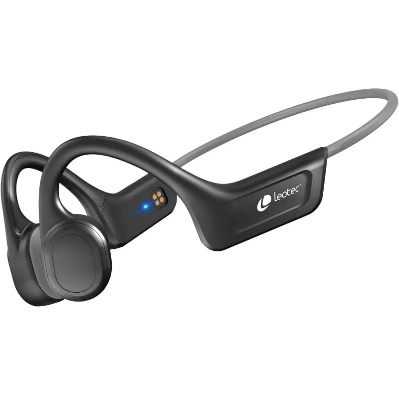 Leotec Run Pro Auriculares Conducción Ósea IPX7 Grises LEBONE02G
