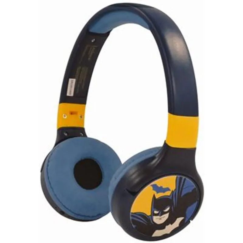 Lexibook Auriculares Infantiles Bluetooth 2 en 1 Batman HPBT010BAT