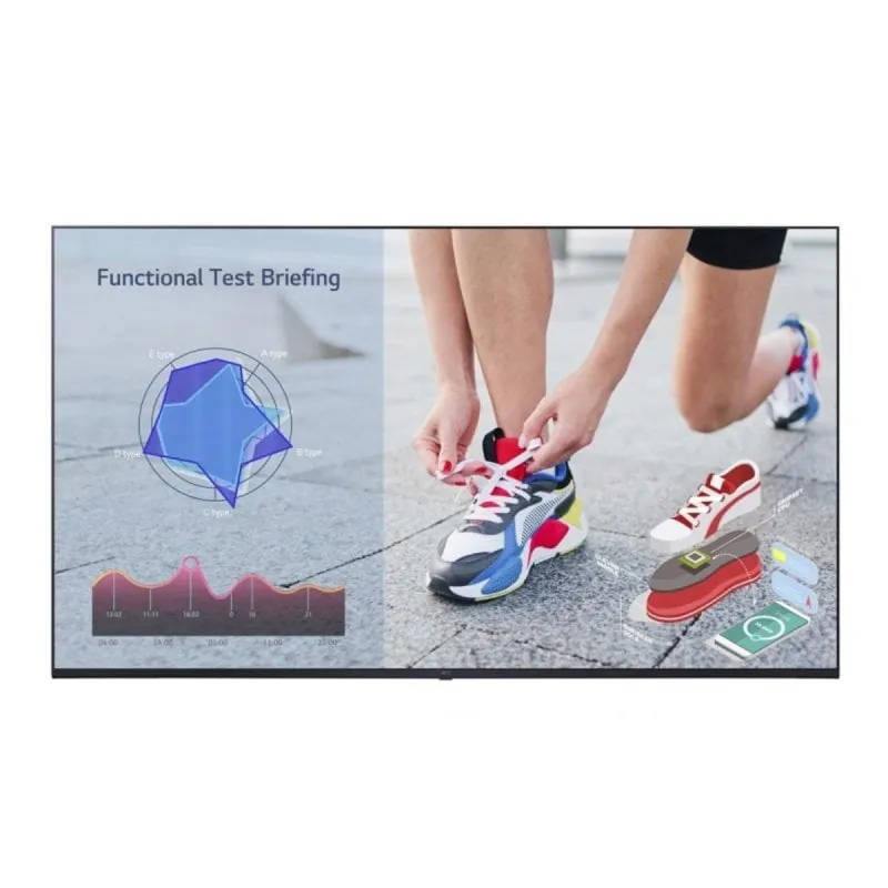 LG 50UL3J-M pantalla de señalización Pantalla plana para señalización digital 127 cm (50 pulgadas pulgadas) LCD Wifi 400 cd / m² 4K Ultra HD Azul WebOS 16/7