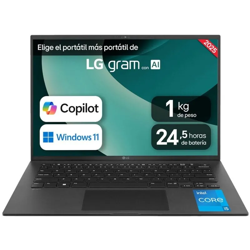 LG Gram 14Z90RU-G.AA5OB 14" Intel Core i5-1334U 16GB 1TB SSD 24.5h Windows 11 Home 14Z90RU-G.AA5OB