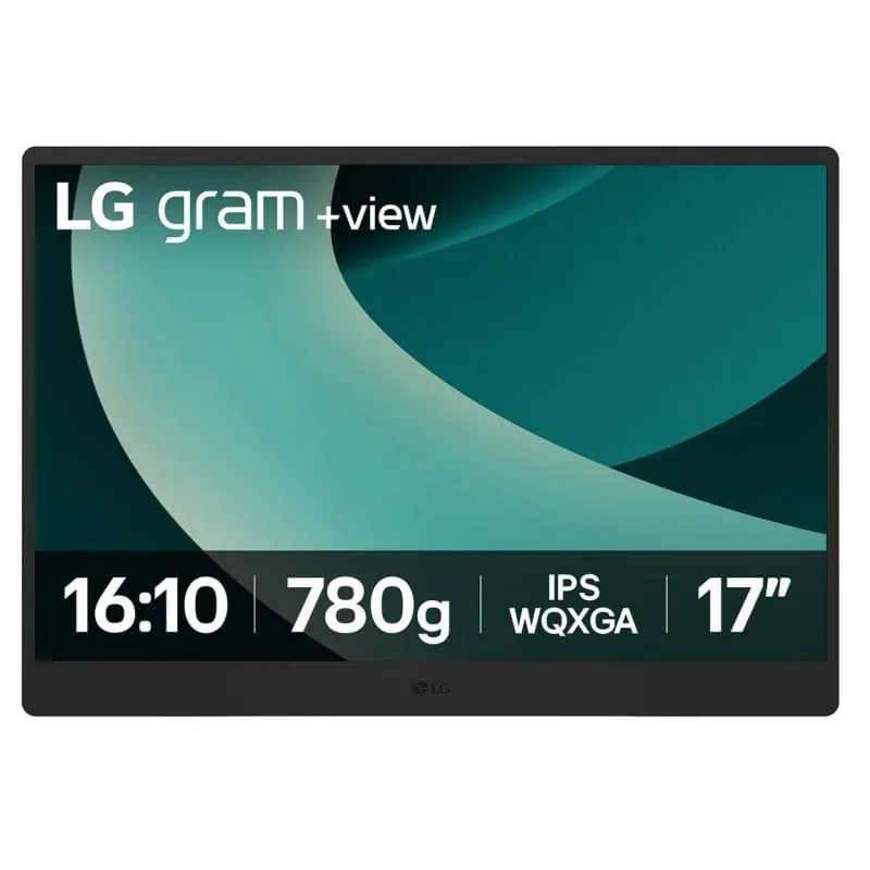 LG gram +view 17MT70 17" IPS WQXGA Altavoces Portátil USB-C 17MT70.ASDWU
