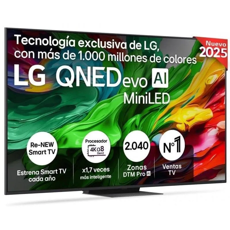 LG QNED evo AI 65QNED86A6A MiniLED 65" 4K Ultra HD 144Hz WebOS HDR10 FreeSync 65QNED86A6A.AEU