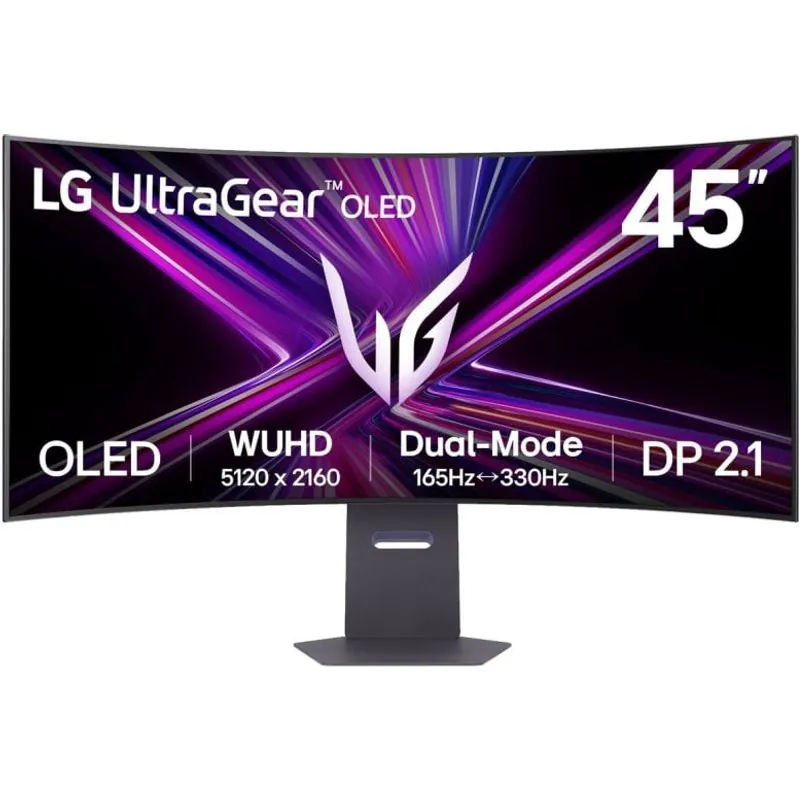 LG UltraGear 45GX950A-B 44.5" OLED UltraWide Dual UltraHD 5K 165Hz 0.03ms FreeSync Premium Pro Curva 45GX950A-B