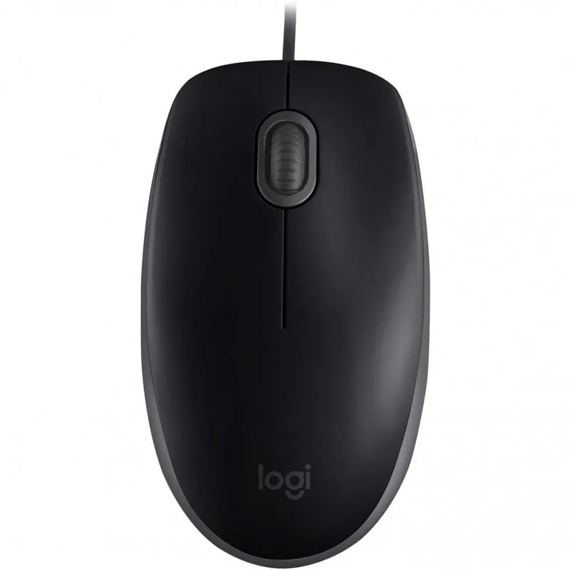 Logitech B110 Silent Ratón USB 1000 DPI Negro 910-005508