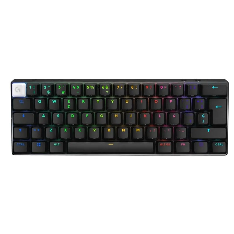 Logitech G Pro X 60 Lightspeed Teclado Inalámbrico Gaming Mecánico RGB TKL Negro 920-011903