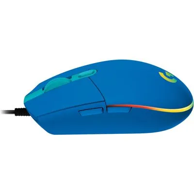 Logitech G102 Lightsync Ratón Gaming 8000DPI Azul 910-005801