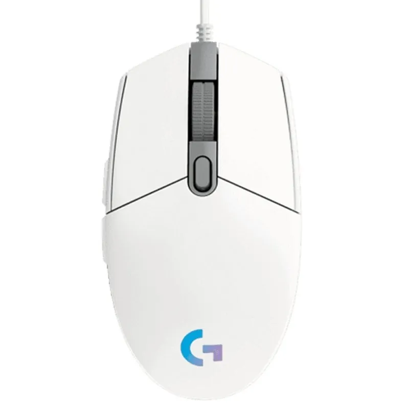 Logitech G102 Lightsync Ratón Gaming 8000DPI Blanco 910-005824