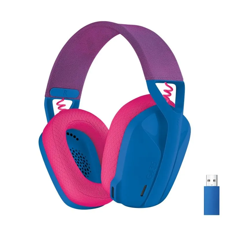 Logitech G435 LIGHTSPEED Auriculares Gaming Inalámbricos Azules 981-001062