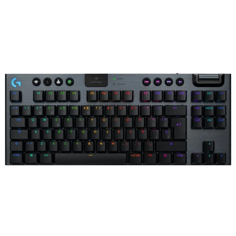 Logitech G915 X LIGHTSPEED TKL Teclado Mecánico Gaming Inalámbrico GL Tactile PBT Negro 920-012723