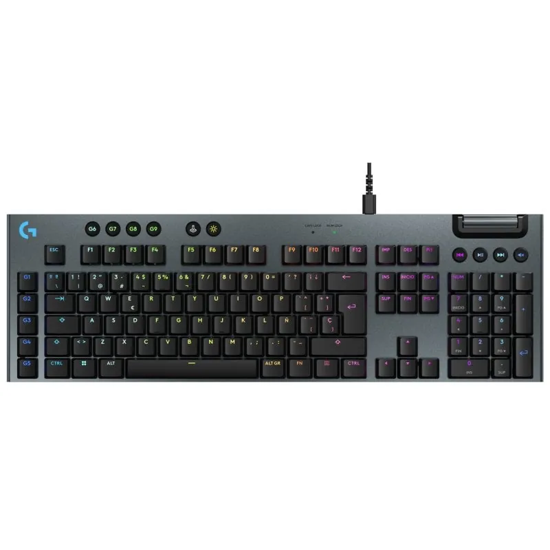 Logitech G915 X Teclado Mecánico Gaming GL Tactile PBT Negro 920-012943