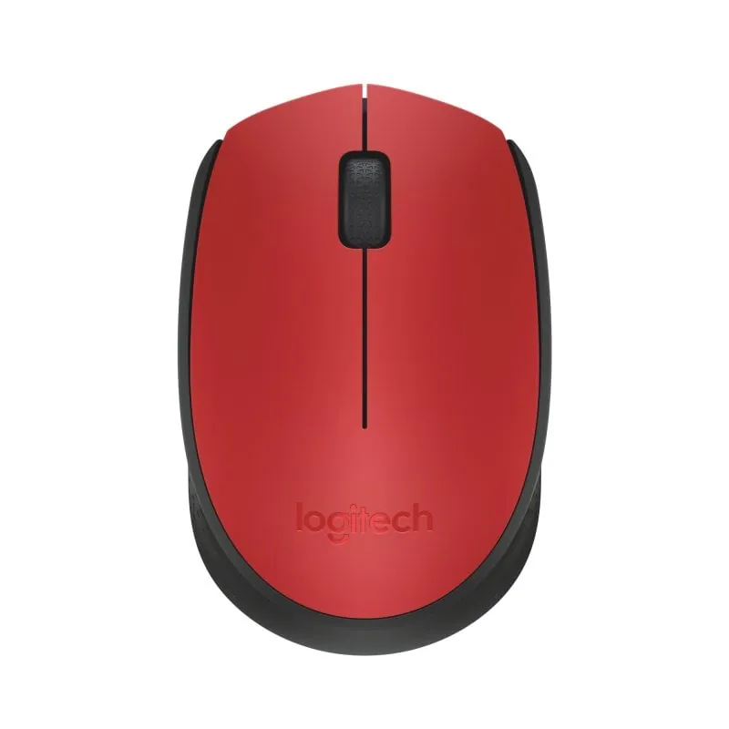 Logitech M171 Ratón Inalámbrico Rojo 910-004641