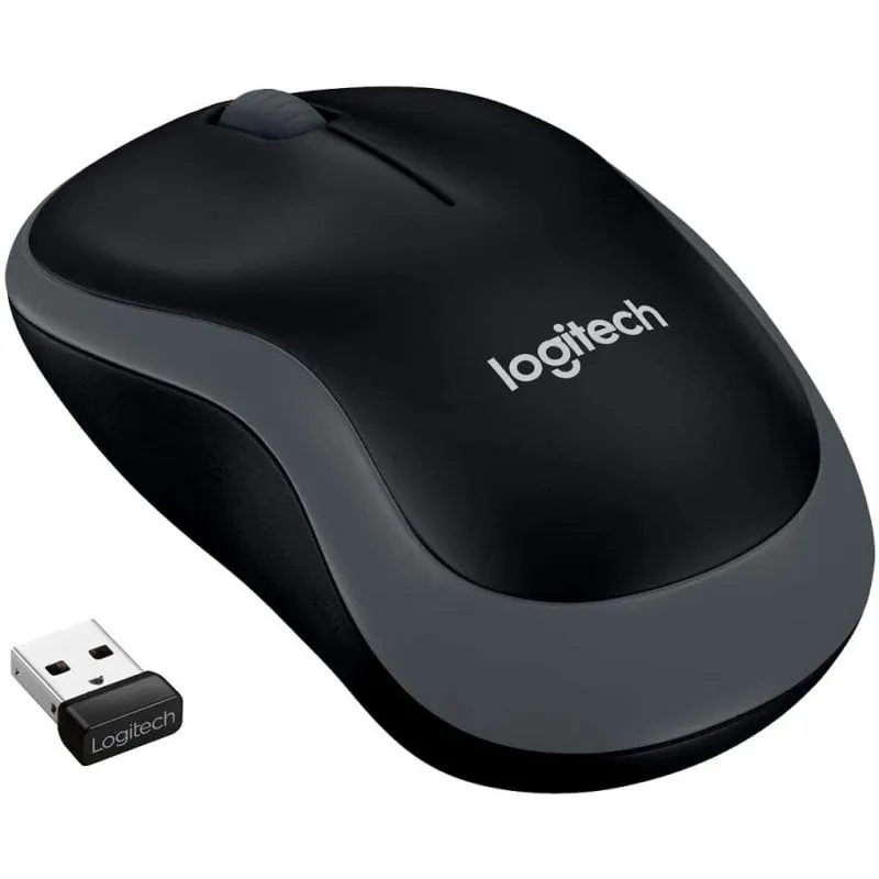 Logitech M185 Ratón Inalámbrico 2.4GHz con Mini Receptor USB, Batería 12 Meses, Ambidiestro 1000DPI 910-002235