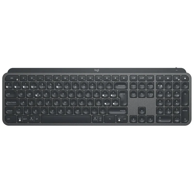 Logitech MX Keys For Business Teclado Inalámbrico Retroiluminado Gris 920-010248