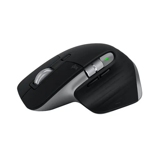 Logitech MX Master 3S para Mac, Apple, iPad, Funciona sobre cristal con Clics Silencioso, USB-C Negro 910-006571