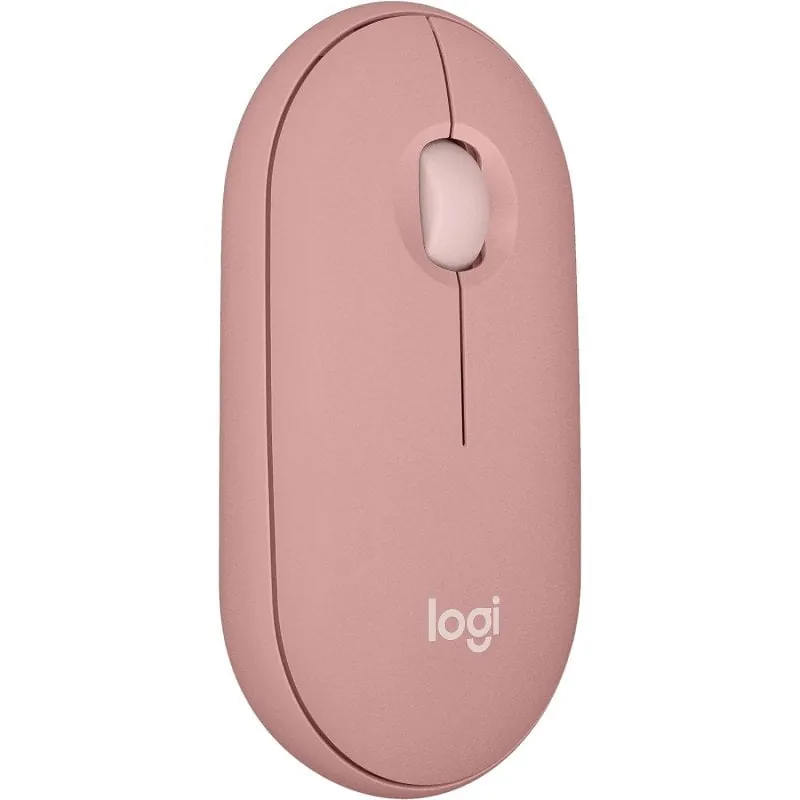 Logitech Pebble Mouse 2 M350s Ratón Inalámbrico Rosa 4000 DPI 910-007014